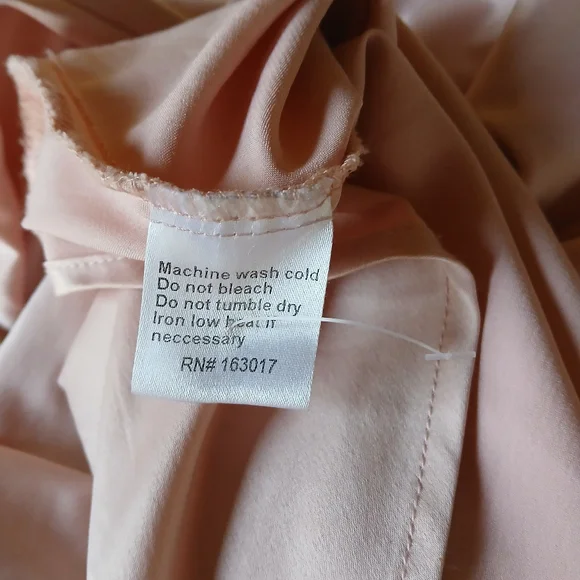 Princess Polly Pink V Neck Maxi Slip Dress Size 2 - Picture 8 of 9